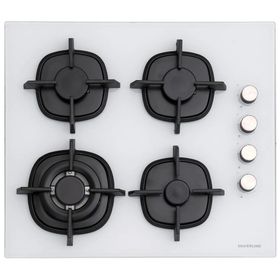 Silverline BO6504W01 CS5429W01 3457 Soho 60 cm Beyaz Cam Ankastre Set