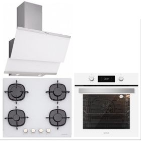 Silverline BO6504W01 - CS5436W01 - 3420 Classy Beyaz Ankastre Set