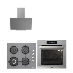Silverline BO6505S01-3481 Gri 3-CS5629S01 Ankastre Set