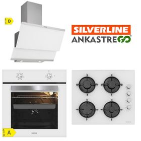 Silverline Classy 3420 - BO65E1W01 - CS5349W01 Beyaz 3'lü Ankastre Set