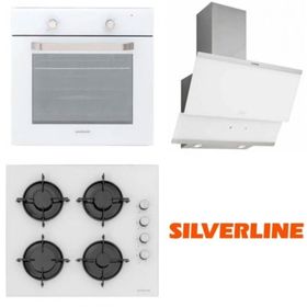 Silverline Classy BO6275W01 - CS5349W01 - 3420 3'lü Beyaz Ankastre Set
