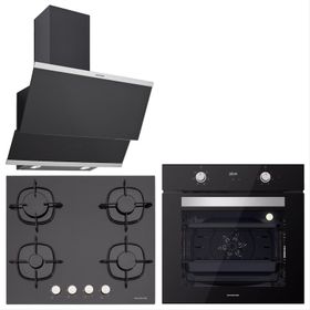 Silverline Classy BO6502B02 - CS5436B01 - 3420 3'lü Siyah Ankastre Set