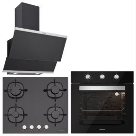 Silverline Classy BO6503B01-CS5436B01-3420 3'lü Siyah Ankastre Set