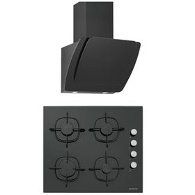Silverline CS5335B01 - 3373 Misto 60 2'li Siyah Ankastre Set