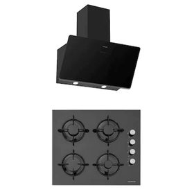 Silverline CS5349B01 - 3457 Soho 60 2'li Siyah Ankastre Set