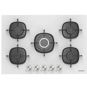 Silverline CS5622W01 Beyaz Cam Ankastre Ocak