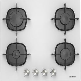 Silverline CS5623W01 60 cm Beyaz Cam Ocak