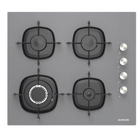 Silverline CS5629S01 Woklu Gri Cam Ankastre Ocak