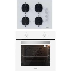 Silverline CS5665W01 - BO6501W01 Beyaz 2'li Ankastre Set