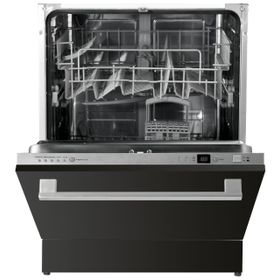 Silverline D11033B01 Siyah Cam Tam Ankastre Bulaşık Makinesi