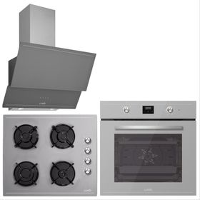 Silverline Luno 3420S+6502S+CS5335S Gri Ankastre Set