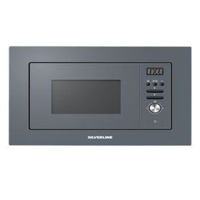 Silverline MW9018S02 20 lt Gri Ankastre Mikrodalga Fırın