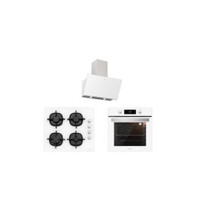 Silverline Soho BO6501W01 - CS5349W01 -3457 3'lü Beyaz Ankastre Set