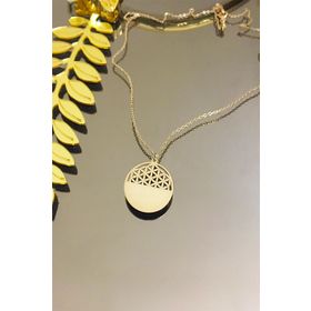 Silver&Silver Altın Kaplama Kelebek Gümüş Kolye