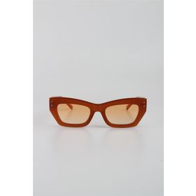 Silvio Monetti G24SM8002R05 Turuncu Degrade UV400 Filtre Kadın Güneş Gözlüğü