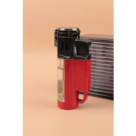 Silvio Monetti SMCK618MR02 Kapaklı 4 Torch Gazlı Çakmak