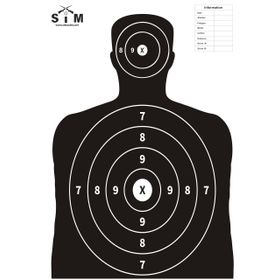 Sim 64x90 cm No:101 Taktik Atış Hedef Kağıdı