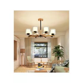 Simaavize Modern Cottage Ahşap Avize