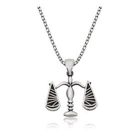 Şimal Silver 925 Ayar Gümüş Adalet Terazisi Kadın Gümüş Kolye