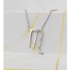 Şimal Silver 925 Ayar Gümüş Akrep Burcu Kolye