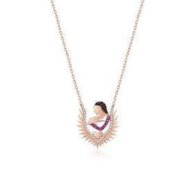 Şimal Silver 925 Ayar Gümüş Anne Ve Bebek Model Kolye