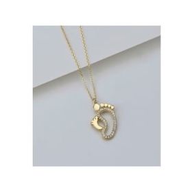 Şimal Silver 925 Ayar Gümüş Ayakizi Kolye