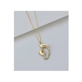 Şimal Silver 925 Ayar Gümüş Ayakizi Kolye