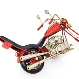 Şımartan Dekoratif Metal Motosiklet Vintage Ev Ofis Hediyelik Biblo