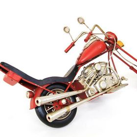 Şımartan Dekoratif Metal Motosiklet Vintage Ev Ofis Hediyelik Biblo