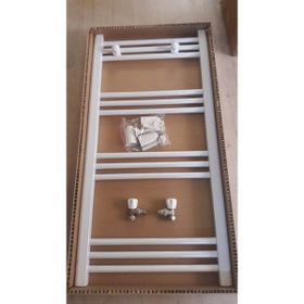 Şimaş Havlupan 500 x 1000 Beyaz 14 Borulu Havlupan + Beyaz 2 Adet Radyatör Vanası
