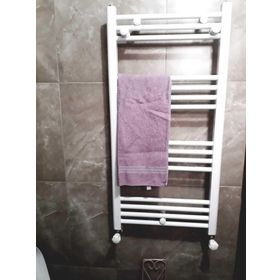 Şimaş Havlupan 500 x 1000 Beyaz 14 Borulu Havlupan + Beyaz 2 Adet Radyatör Vanası