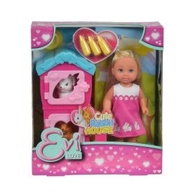 Simba ‎105733065 El Cute Rabbit House Oyuncak Bebek Seti