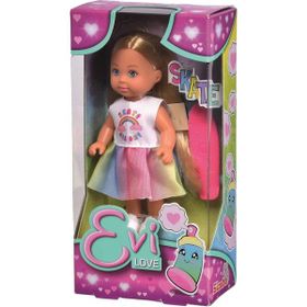 Simba 105733624 Gökkuşağı Elbiseli Evi Love Kaykay Eğlencesi