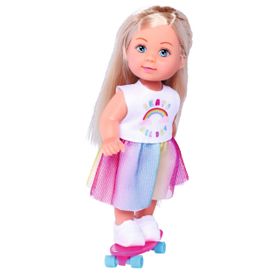 Simba 105733624 Gökkuşağı Elbiseli Evi Love Kaykay Eğlencesi