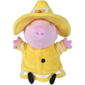 Simba 109261013 İtfaiyeci Peppa Pig Peluş Kostümlü Arkadaşlar