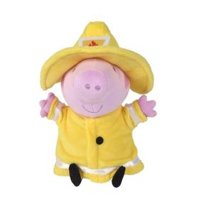 Simba 109261013 İtfaiyeci Peppa Pig Peluş Kostümlü Arkadaşlar
