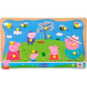 Simba 109265710 İlkbahar Eichhorn Peppa Pig Pin Puzzle
