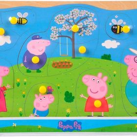 Simba 109265710 İlkbahar Eichhorn Peppa Pig Pin Puzzle