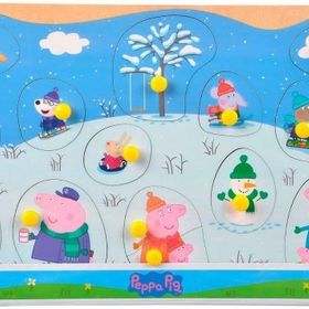 Simba 109265710 Kış Eichhorn Peppa Pig Pin Puzzle