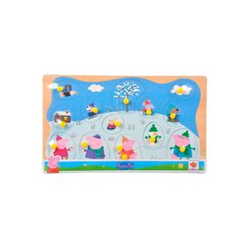 Simba 109265710 Kış Eichhorn Peppa Pig Pin Puzzle
