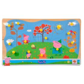 Simba 109265710 Sonbahar Eichhorn Peppa Pig Pin Puzzle