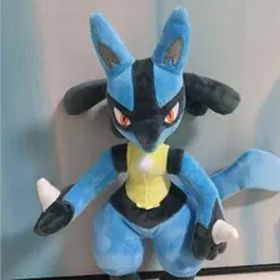 Simba Lucario Pokemon Karikatür Mavi Peluş Oyuncak