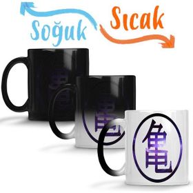 Sİmbolo da Tartaruga o Primeiro Kanji De Goku Sihirli Porselen Kupa