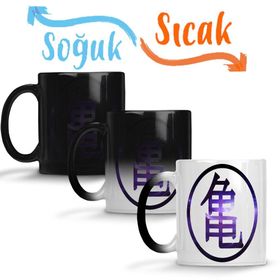 Sİmbolo da Tartaruga o Primeiro Kanji De Goku Sihirli Porselen Kupa