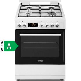 Simfer 1223 A Sınıfı 85 lt Ocaklı Fırın Beyaz