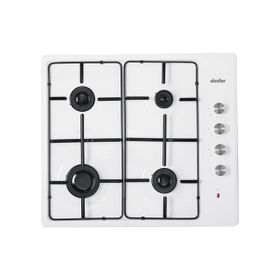 Simfer 3010N Beyaz 4 Gözü Gazlı Set Üstü Metal Ocak