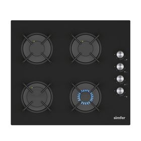 Simfer 3046 N Siyah Klasik Set Üstü Cam Ocak