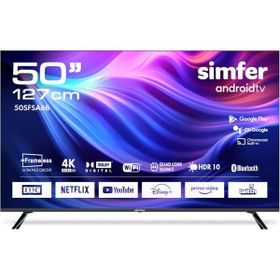 Simfer 50SFSA6B 50 inç 127 Ekran 4K Ultra HD Android LED TV