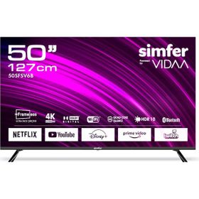 Simfer 50SFSV6B 50 inç 127 Ekran 4K Ultra HD Vidaa LED TV
