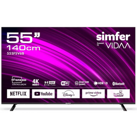 Simfer 55SFSV6B 55 inç 140 Ekran 4K Ultra HD Vidaa LED TV